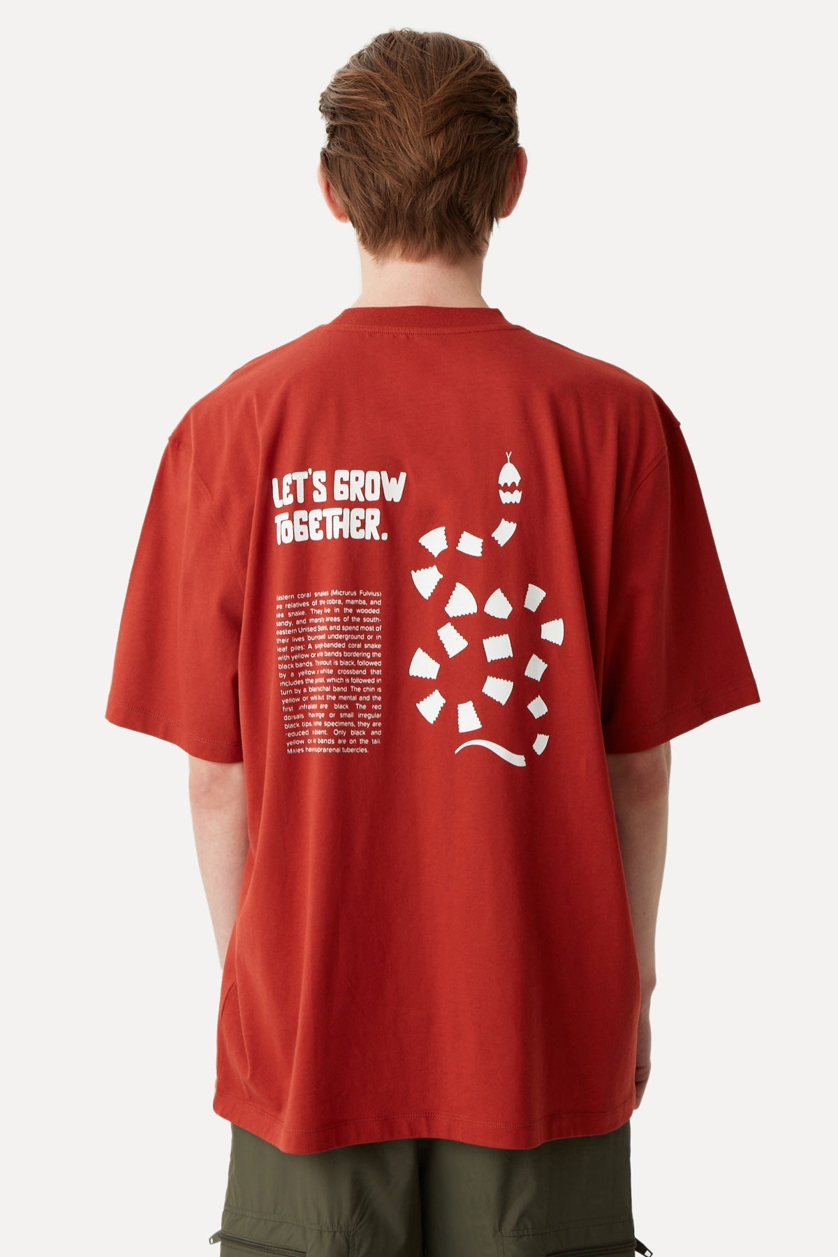 Grow Oversize T-Shirt - Red