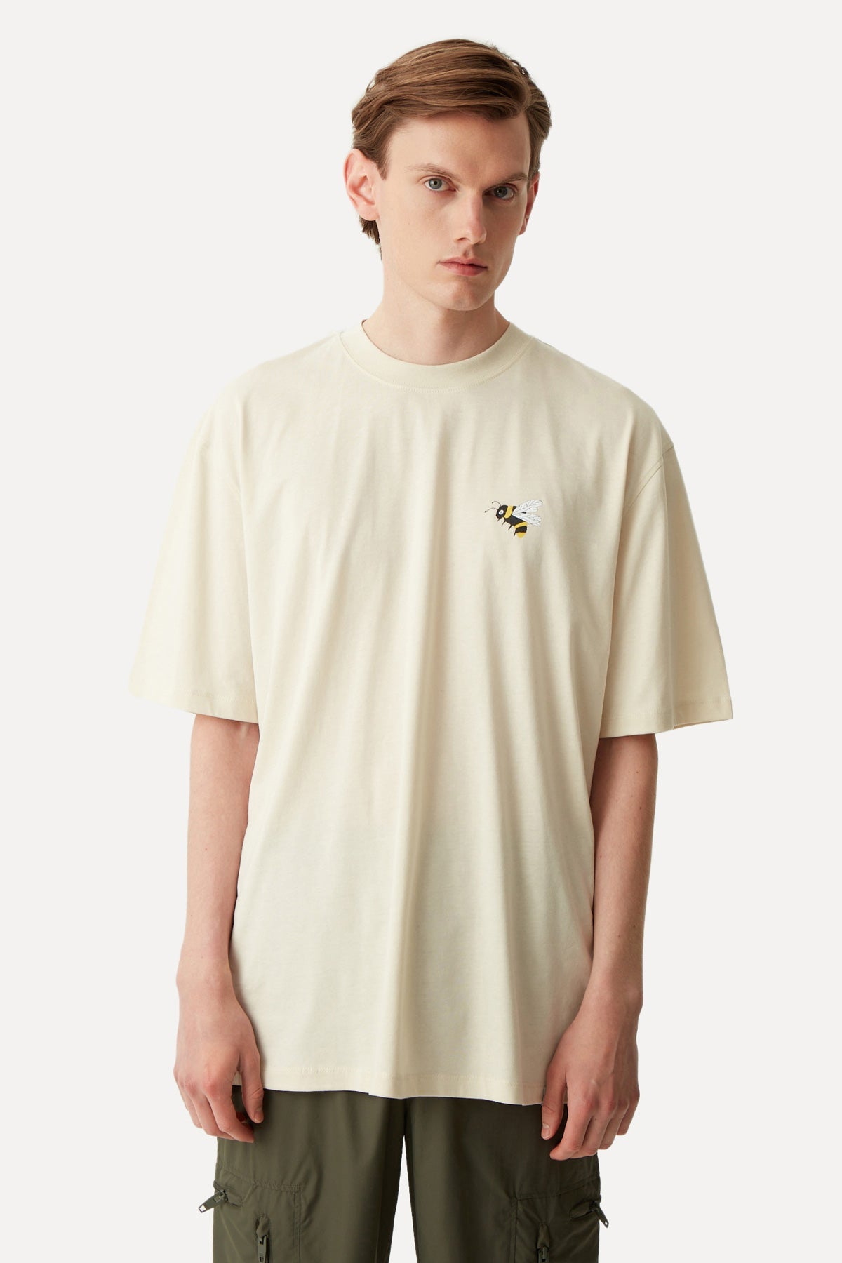 Living Planet Oversize T-Shirt - Parchment Beige