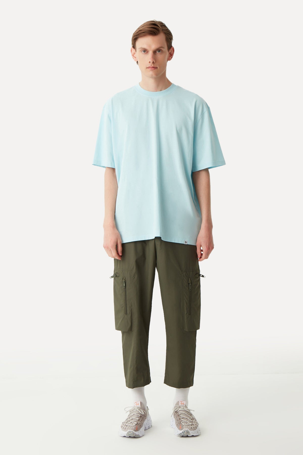 Protect Rights Oversize T-Shirt - Light Blue