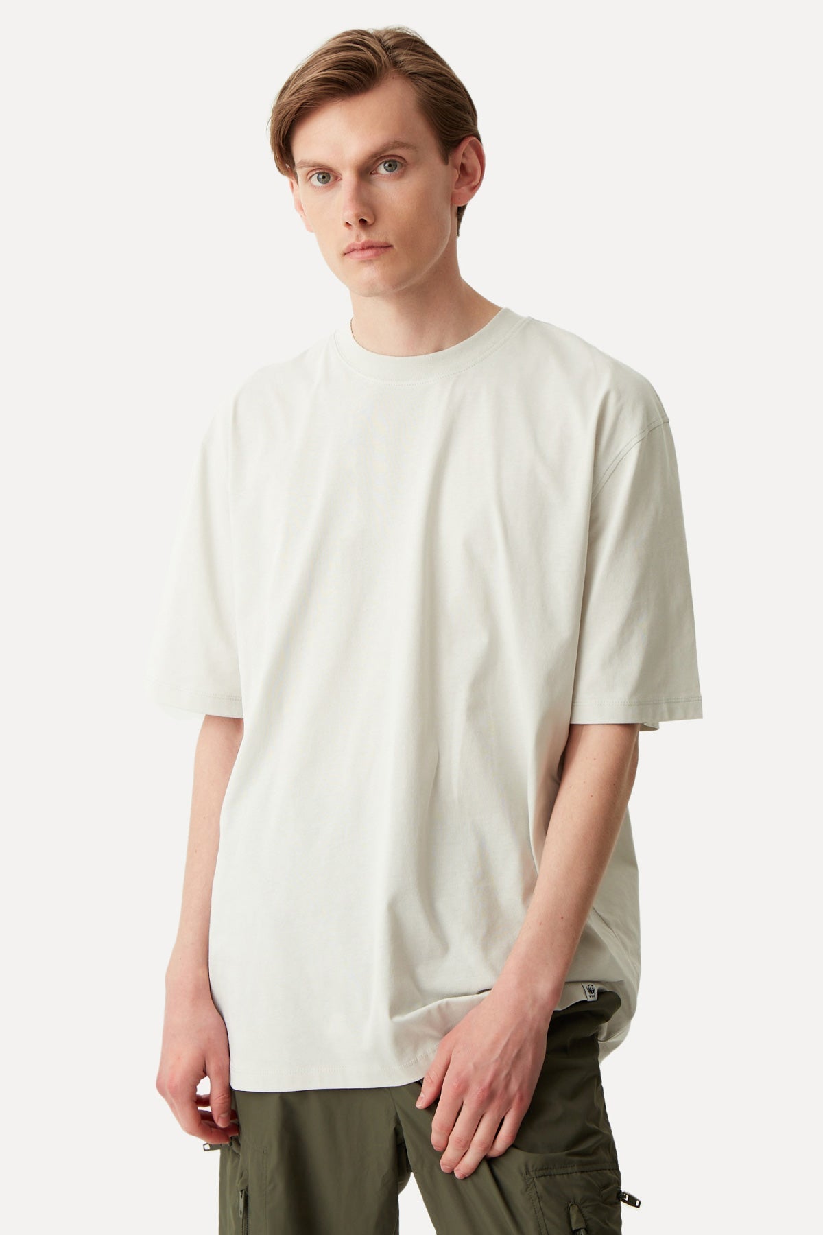 Coral Snake Oversize T-Shirt - Gray