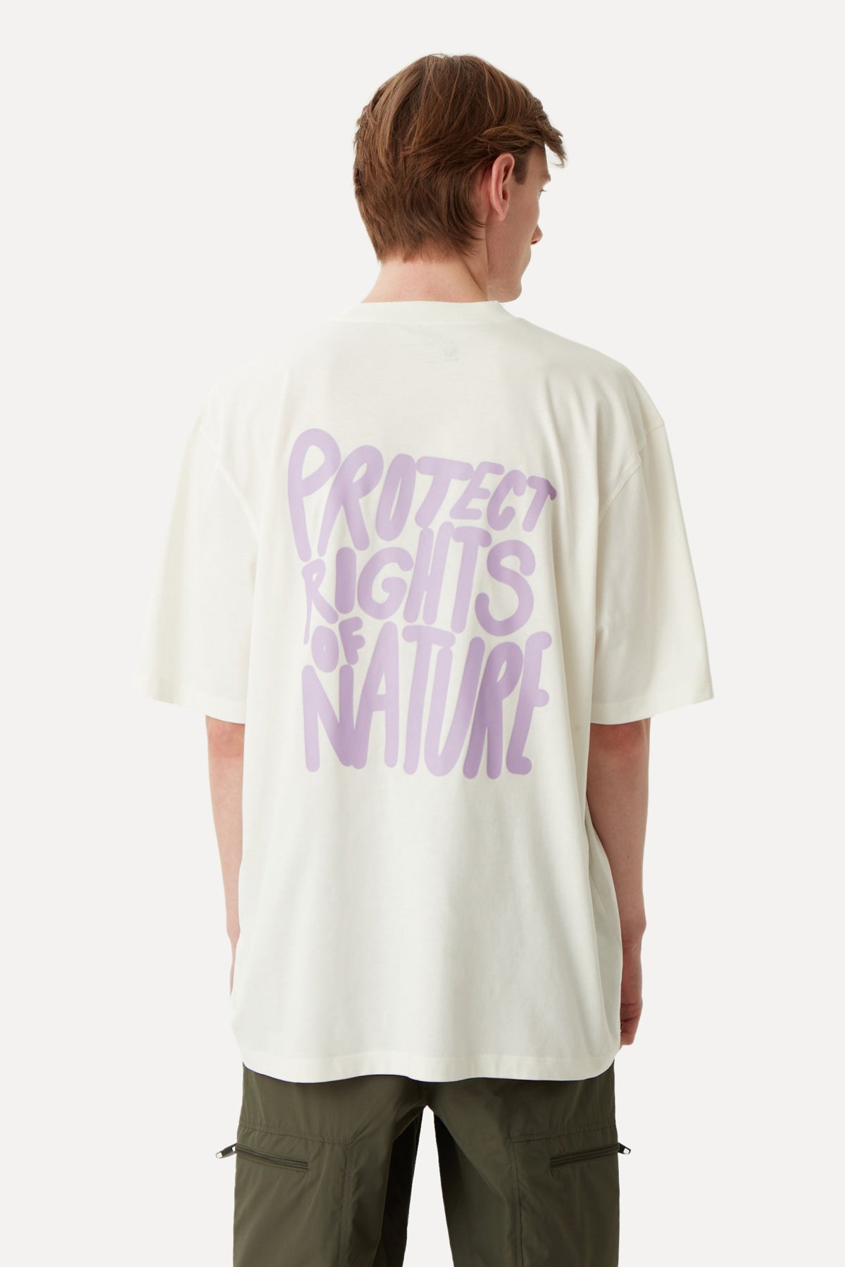 Protect Rights Oversize T-Shirt - White