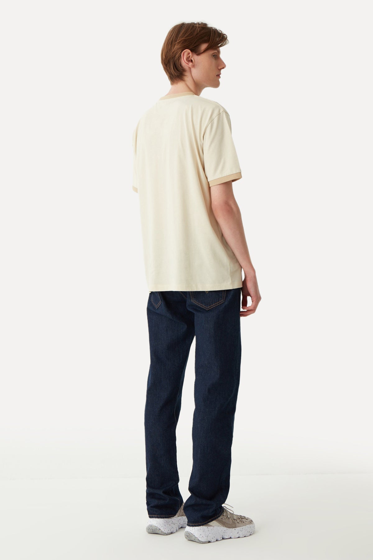 Red Fox T-Shirt - Parchment Beige