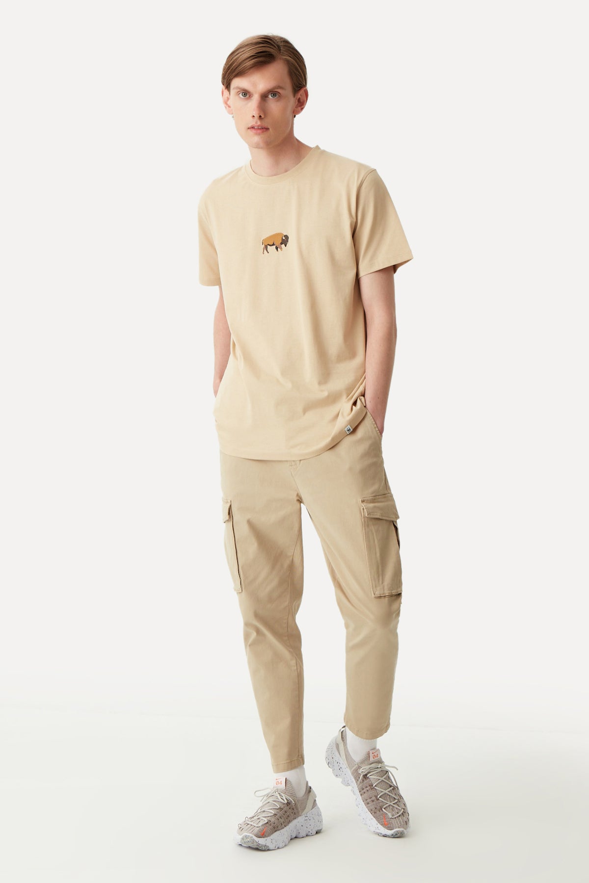 Bison T-shirt - Light Brown
