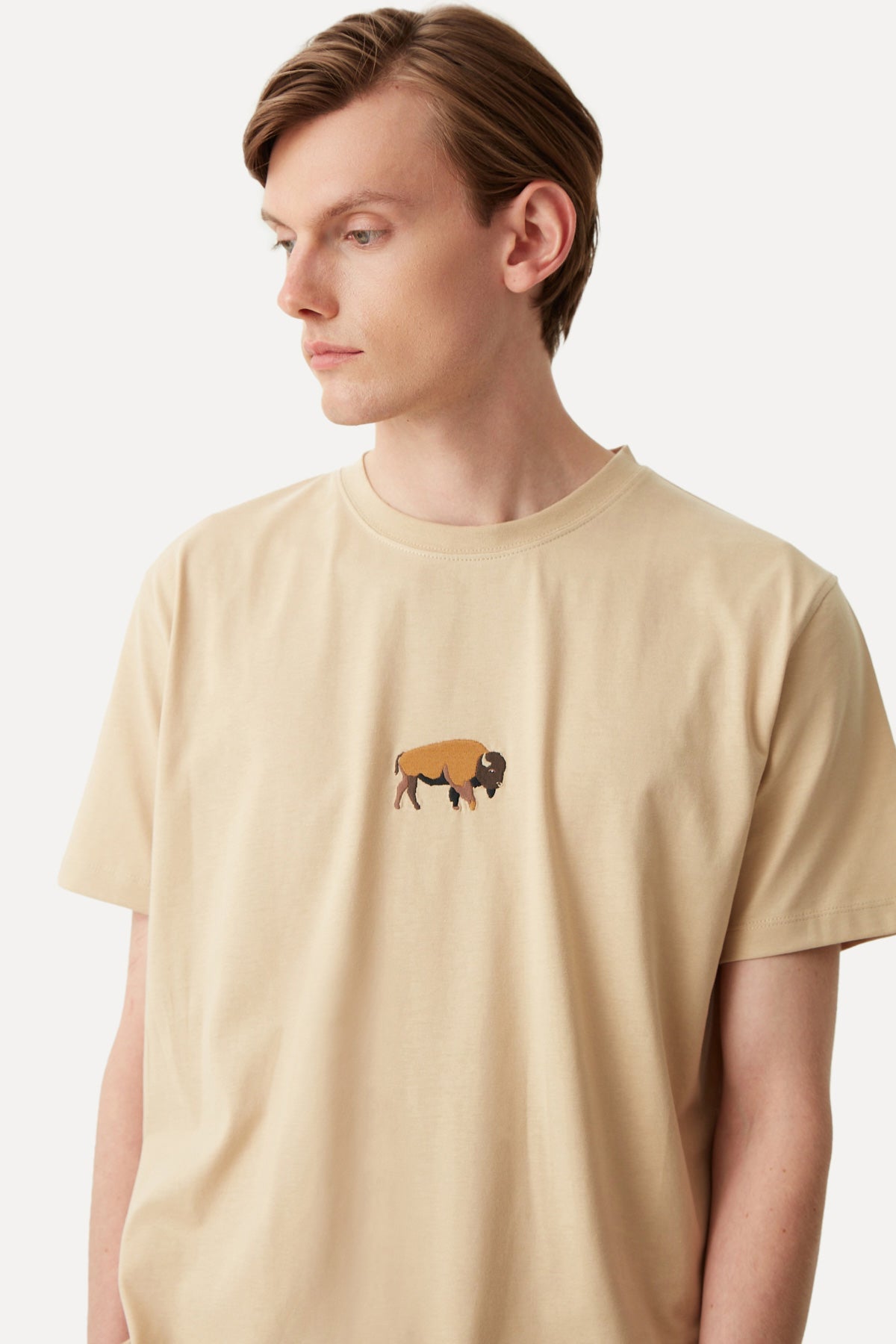Bison T-shirt - Light Brown