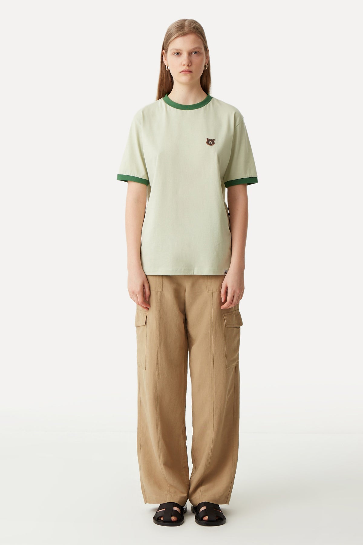 Grizzly Bear T-Shirt - Mint Green