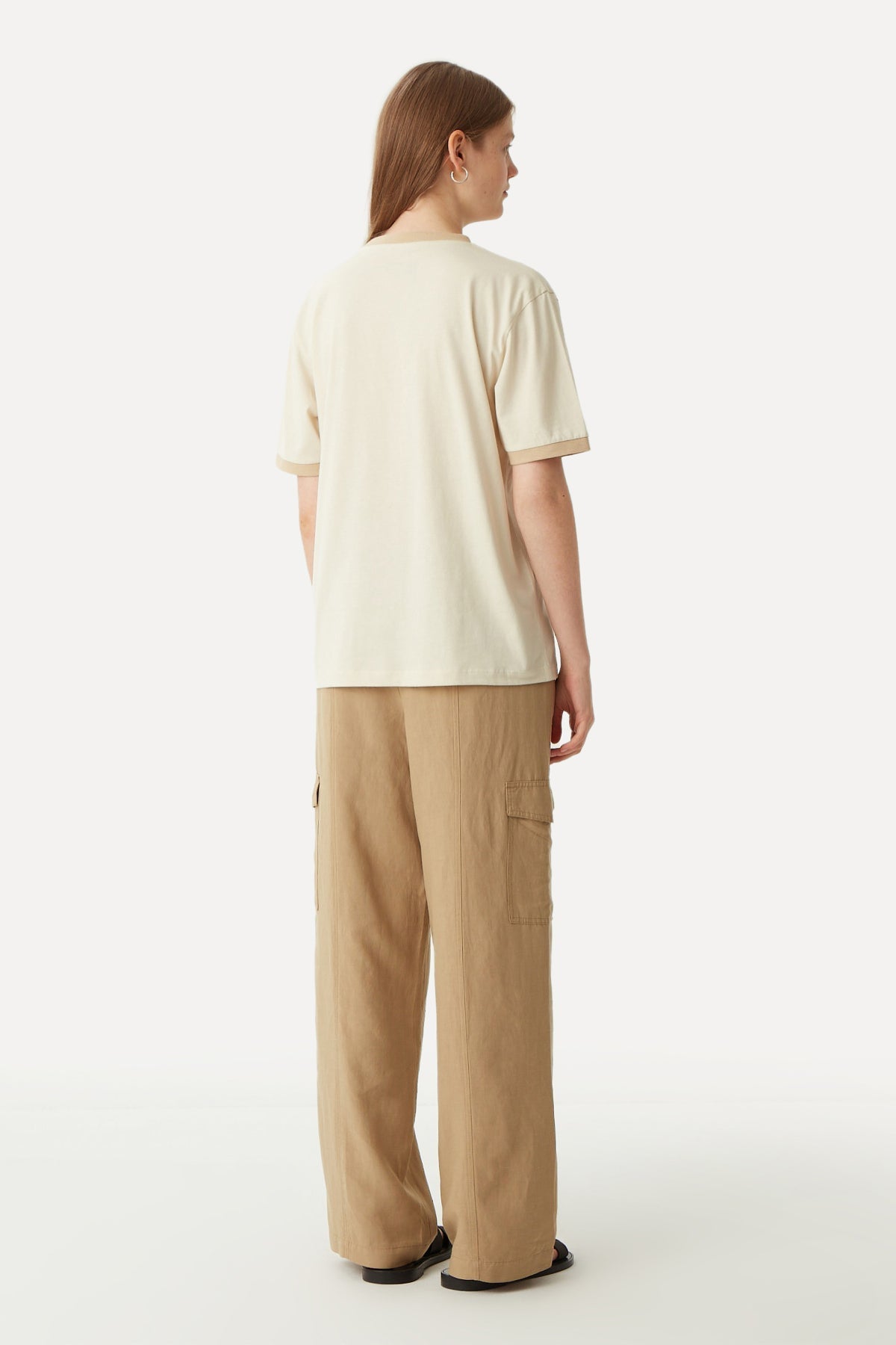 Red Fox T-Shirt - Parchment Beige