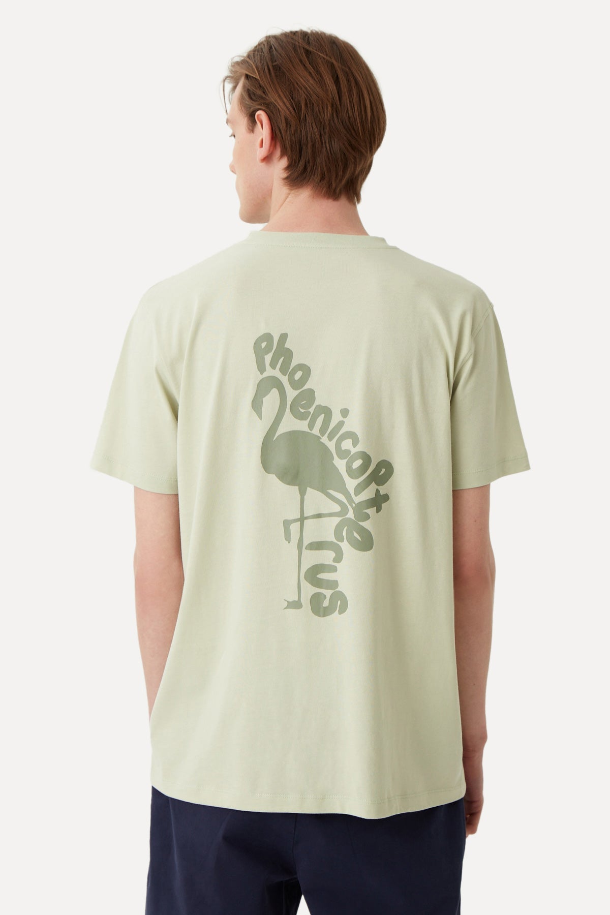 Flamingo T-shirt - Mint Green