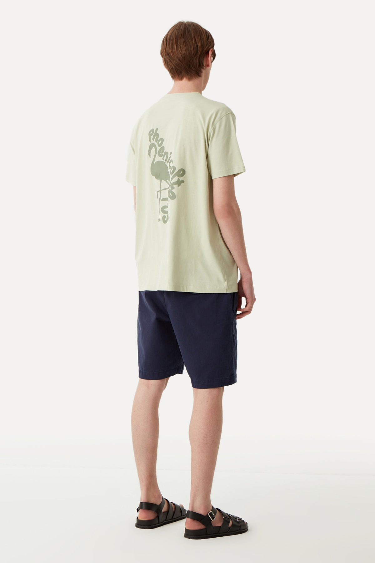 Flamingo T-shirt - Mint Green