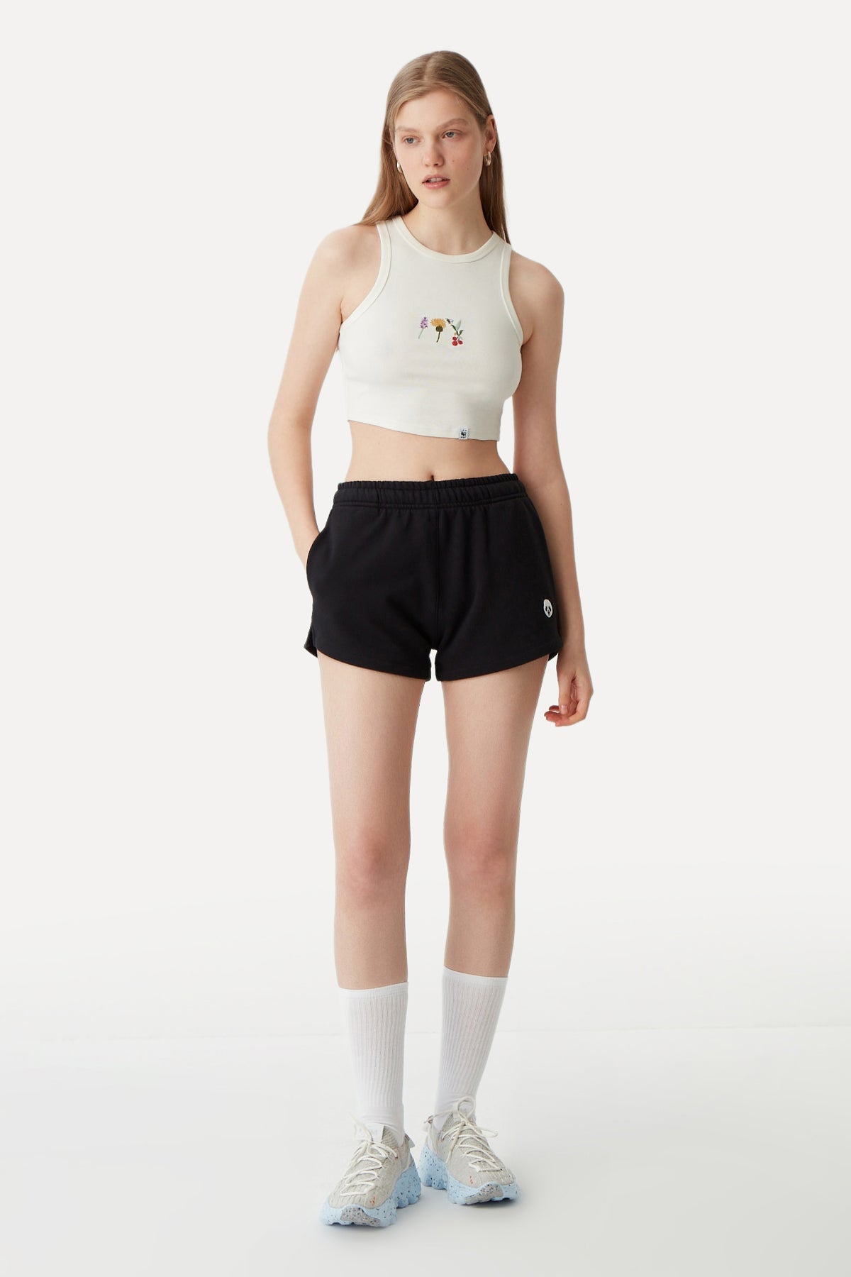 Panda Women's Shorts - Black