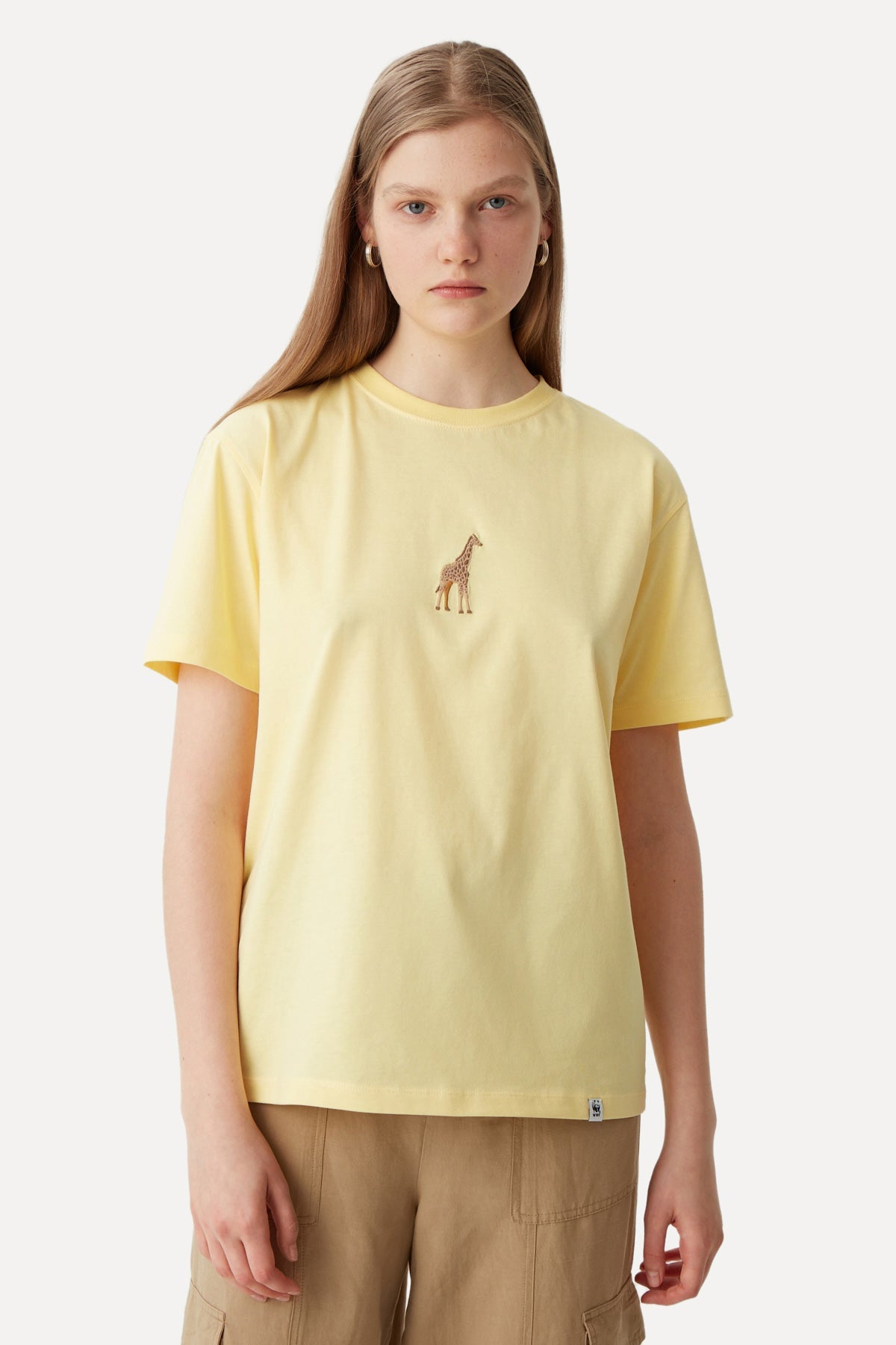 Giraffe T-shirt - Light Yellow