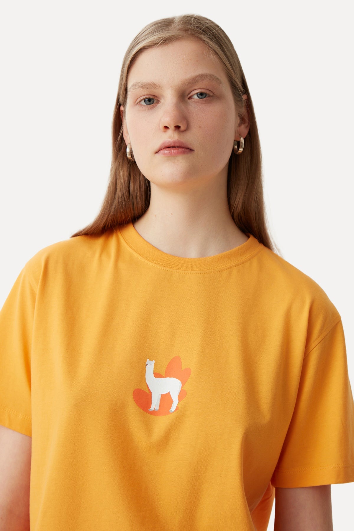 Lama T-shirt - Orange