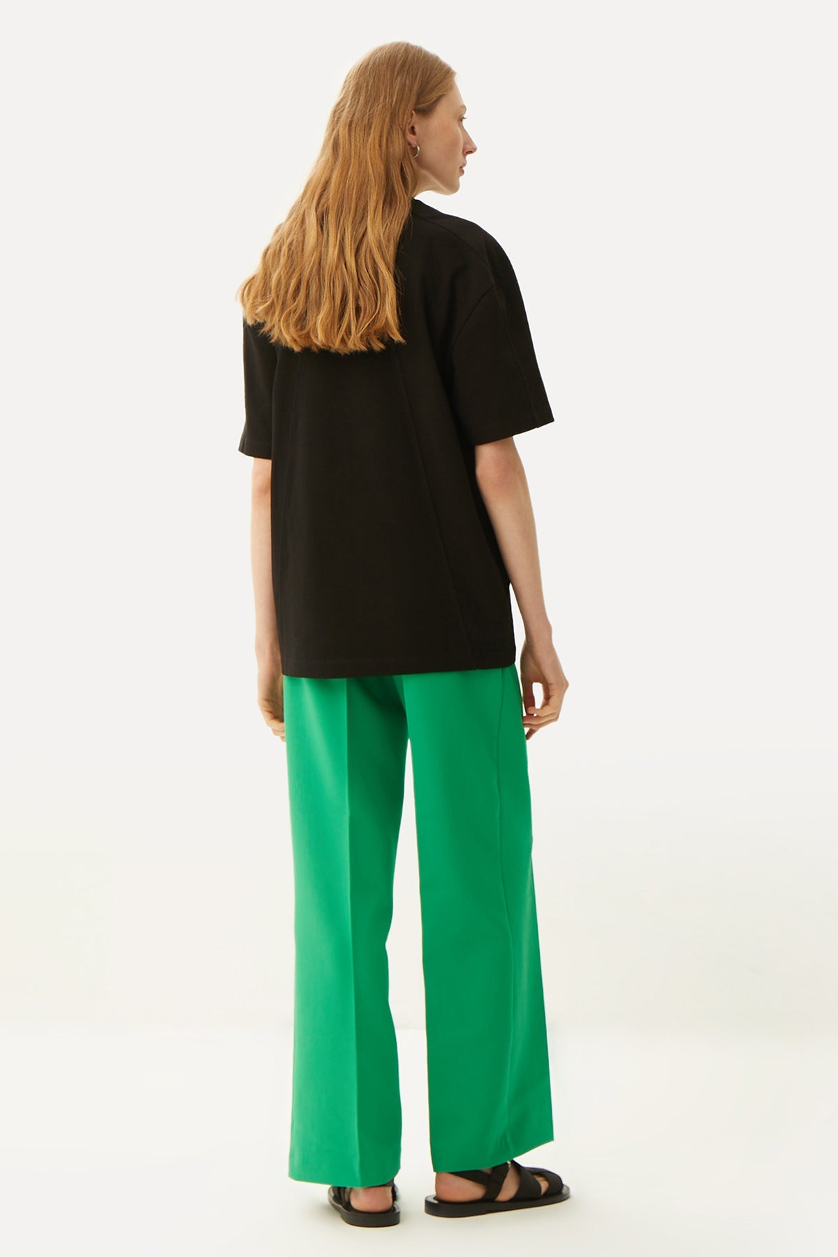 Red Fox Oversize Premium T-Shirt - Black