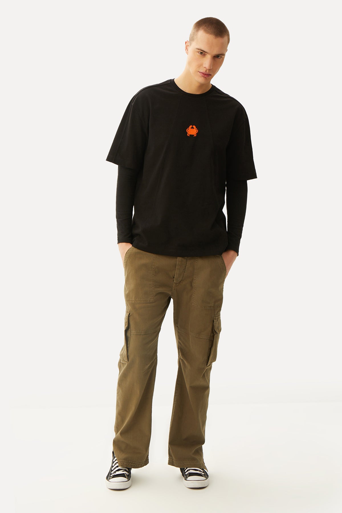 Crab Oversize Premium T-Shirt - Black