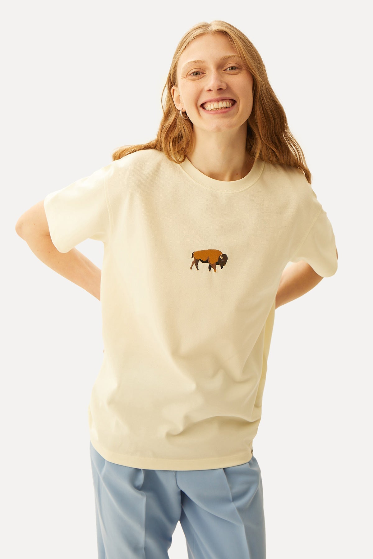 Bison T-Shirt - Beige
