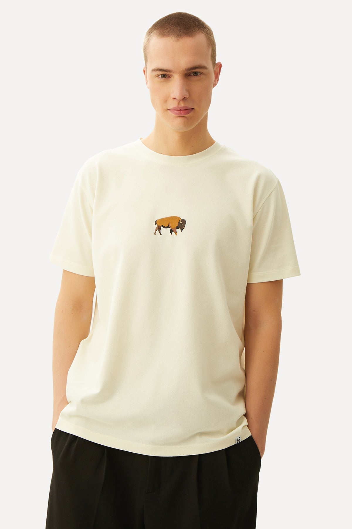 Bison T-Shirt - Beige