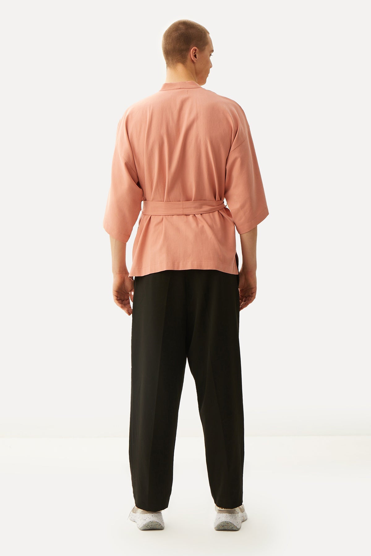 Sugar Glider Short Sleeve (TENCEL™) Kimono - Pink