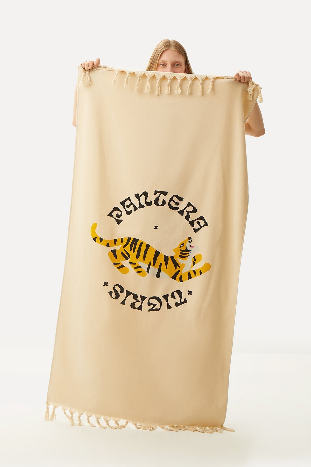Tiger Peshtemal - Beige
