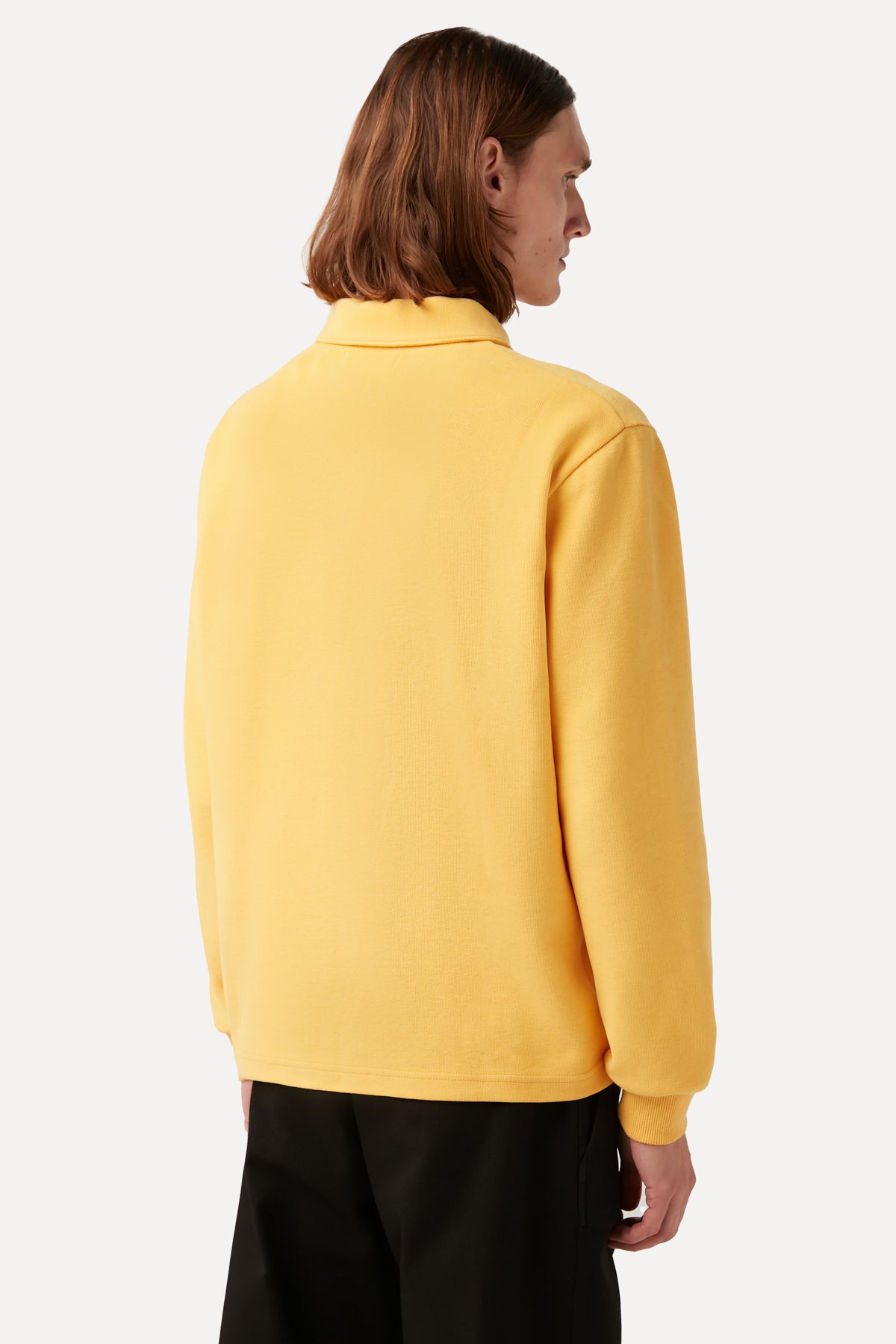 Giraffe Polo Neck Sweatshirt - Yellow
