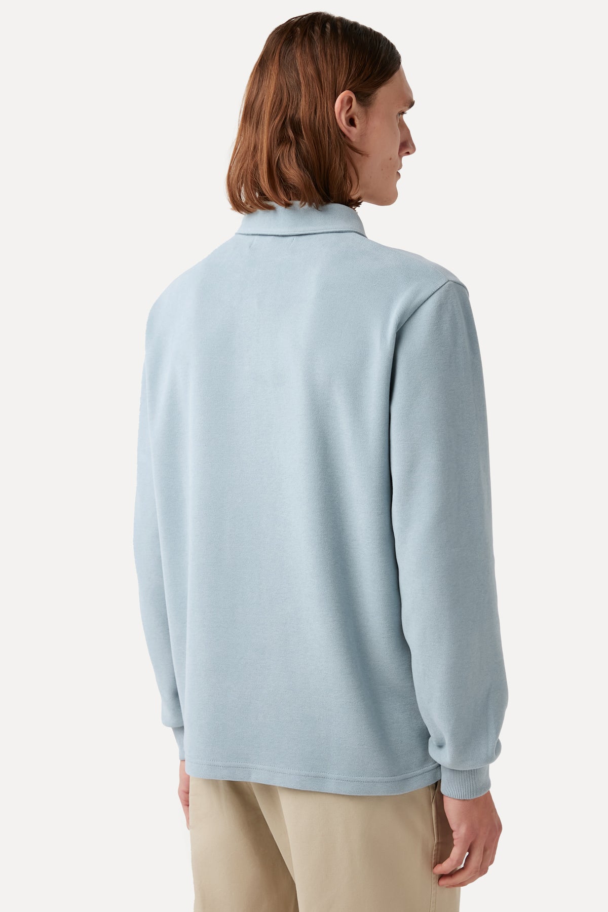 Crane Polo Neck Sweatshirt - Blue