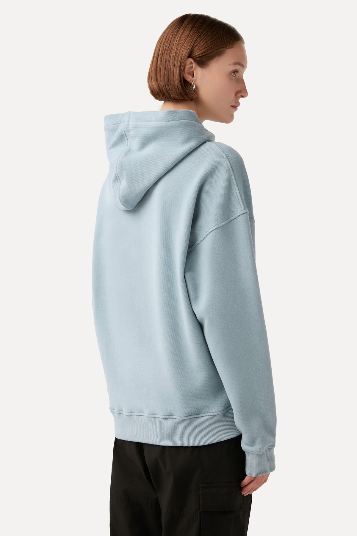 Red Fox Hoodie - Light Blue