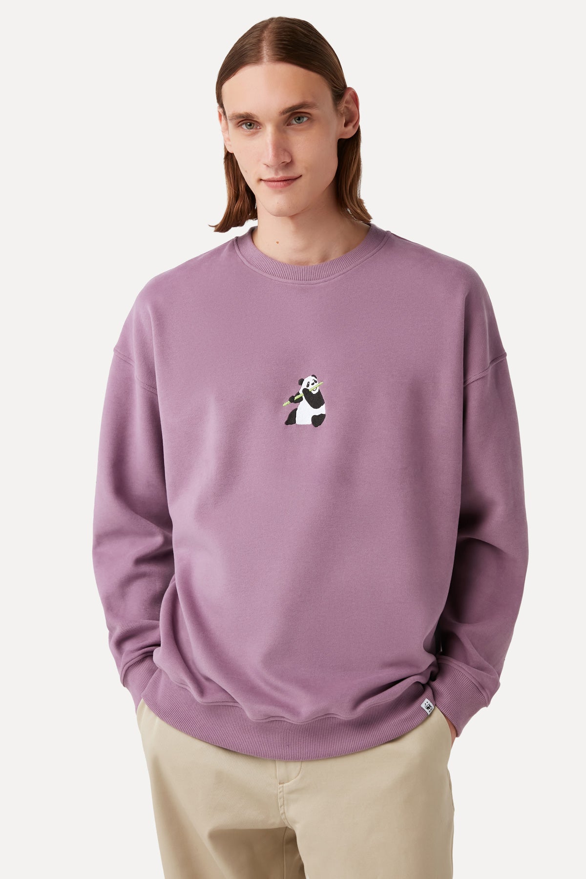 Giant Panda Sweatshirt - Lilac
