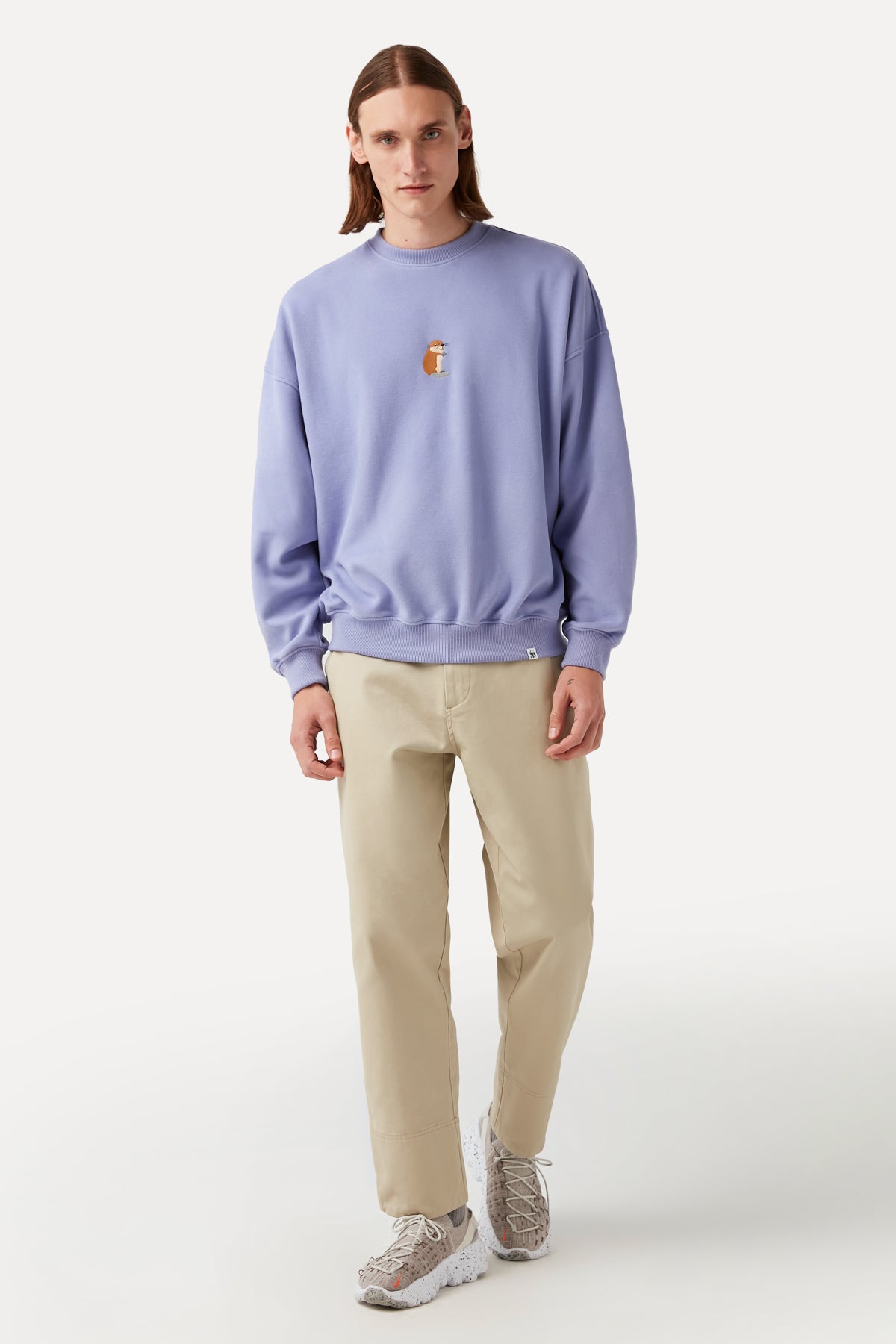 Beaver Kit Sweatshirt - Lilac