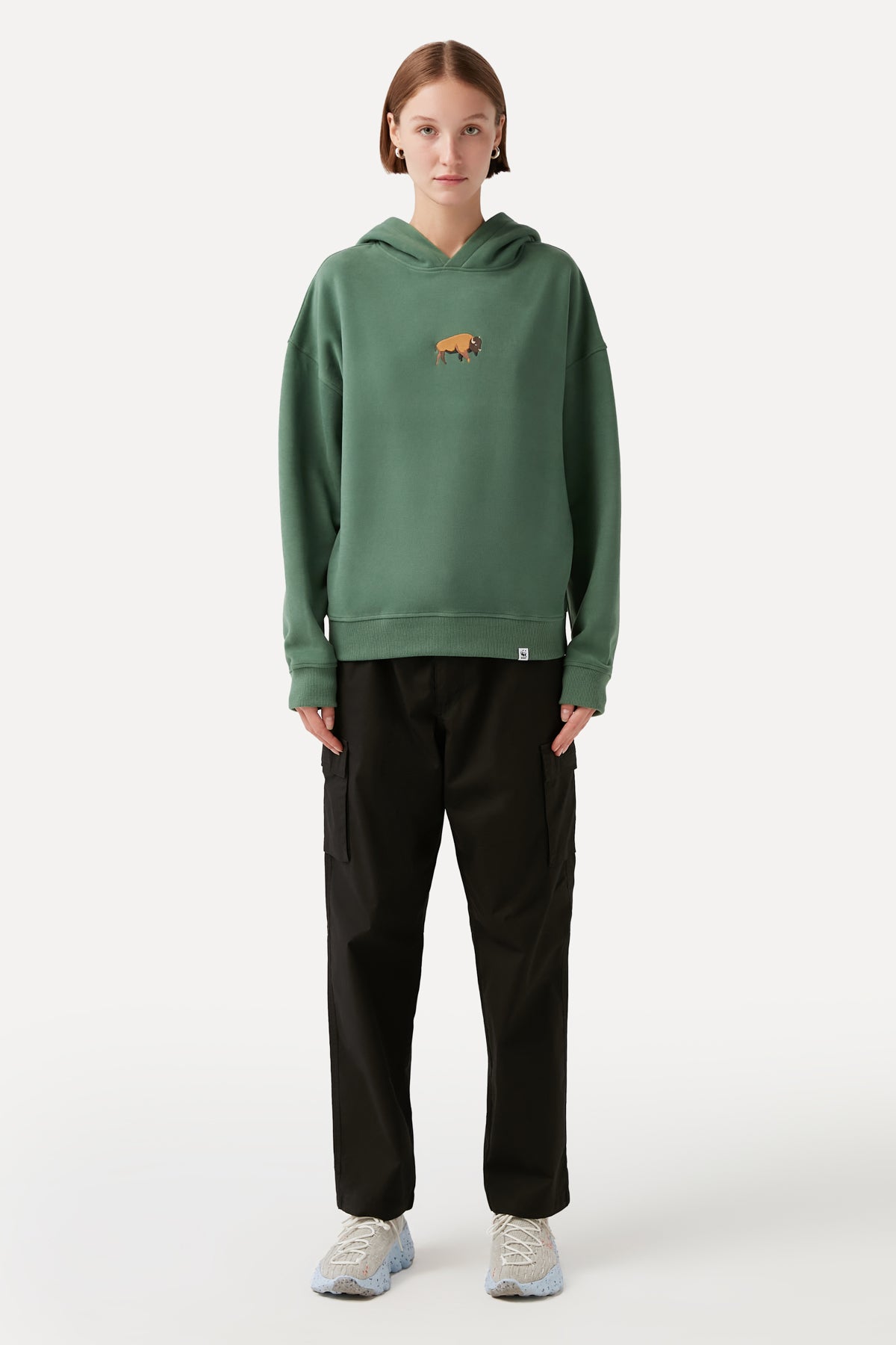 Bison Hoodie - Green