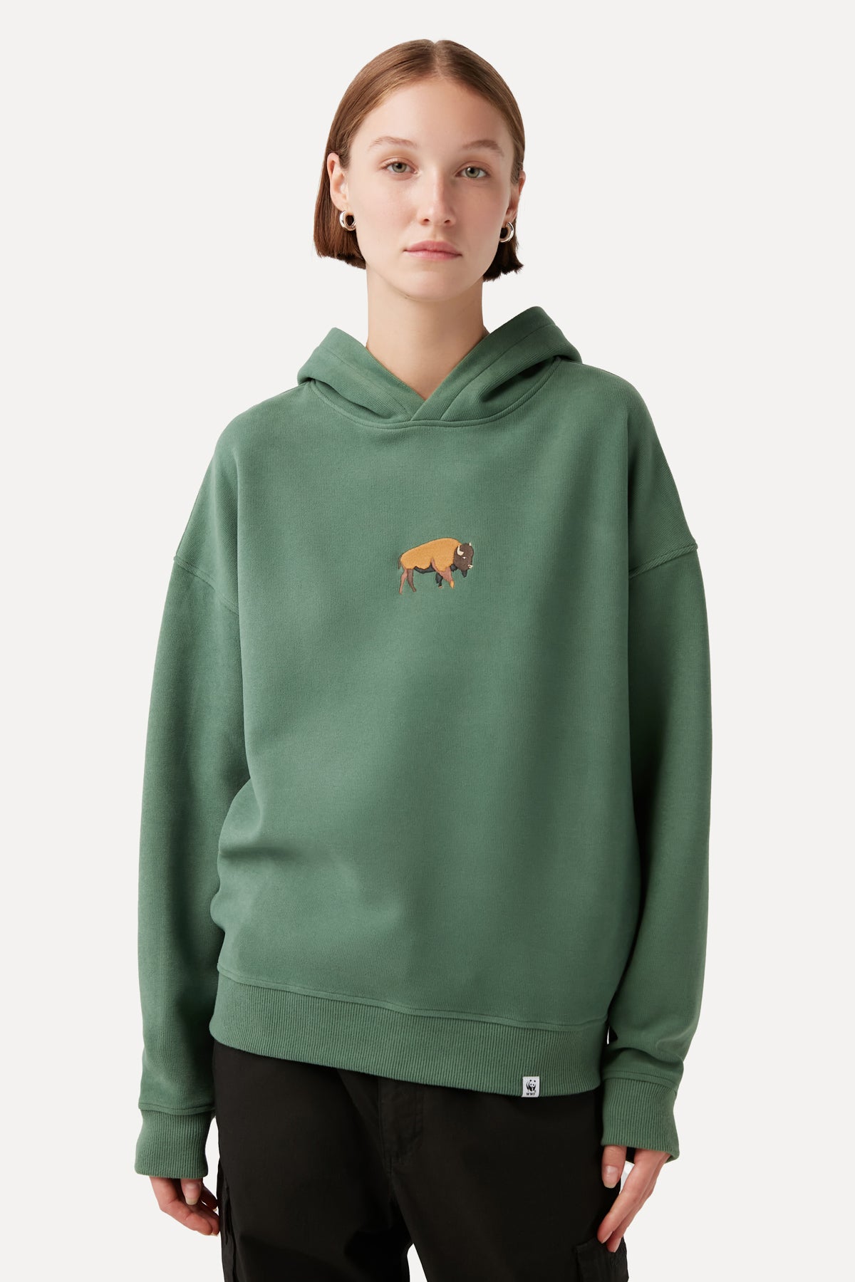 Bison Hoodie - Green