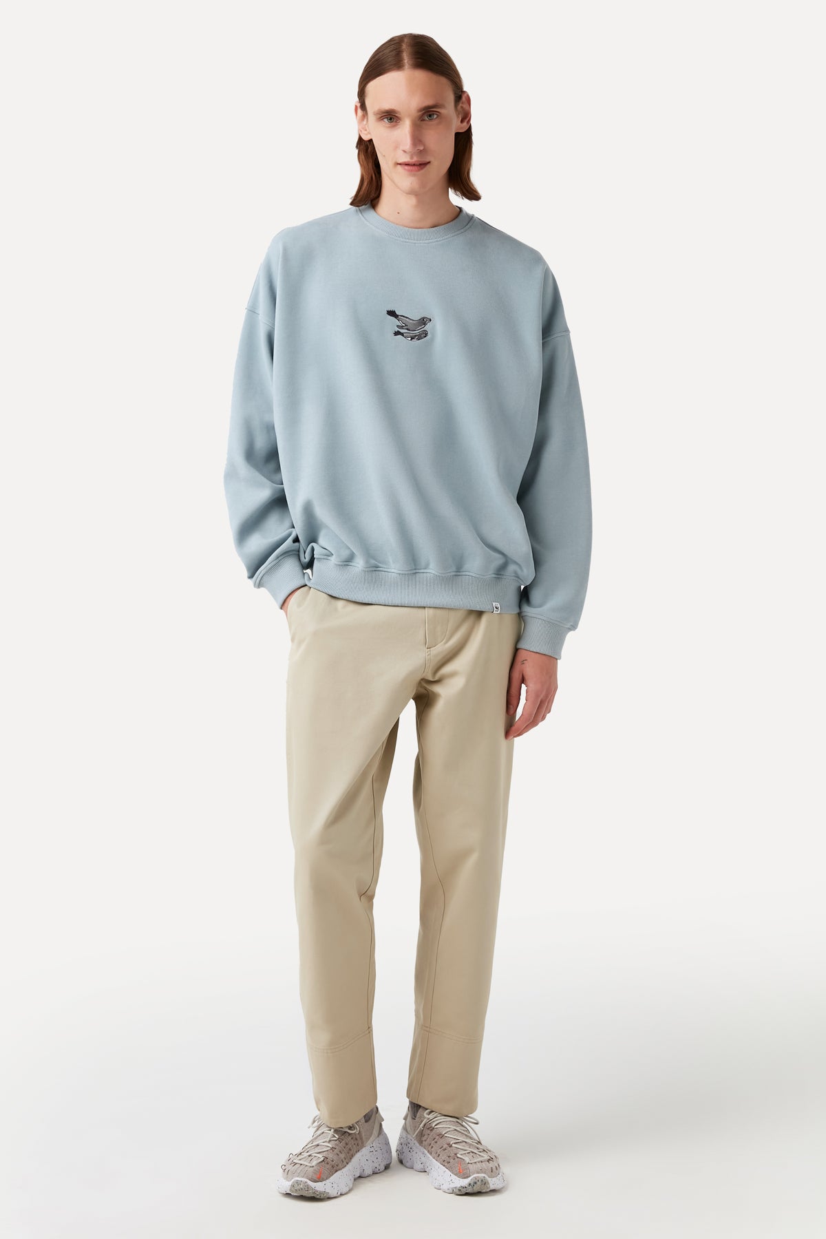 Mediterranean Monk Seal Sweatshirt - Blue