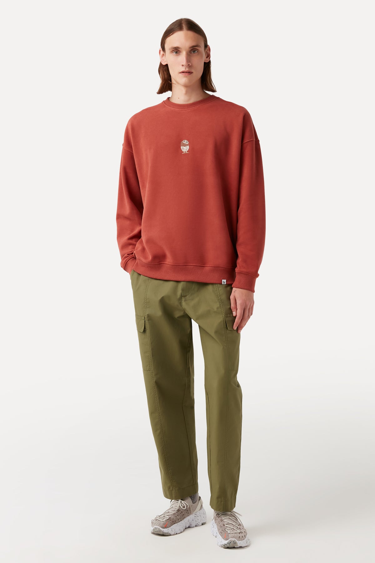 Elf Owl Sweatshirt - Terra Cotta