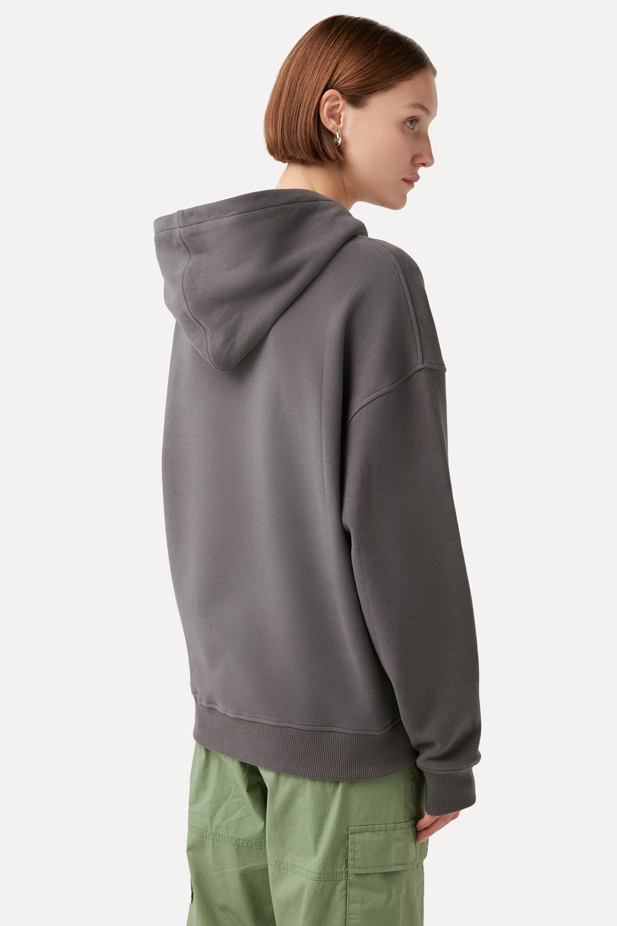 Red Fox Hoodie - Anthracite