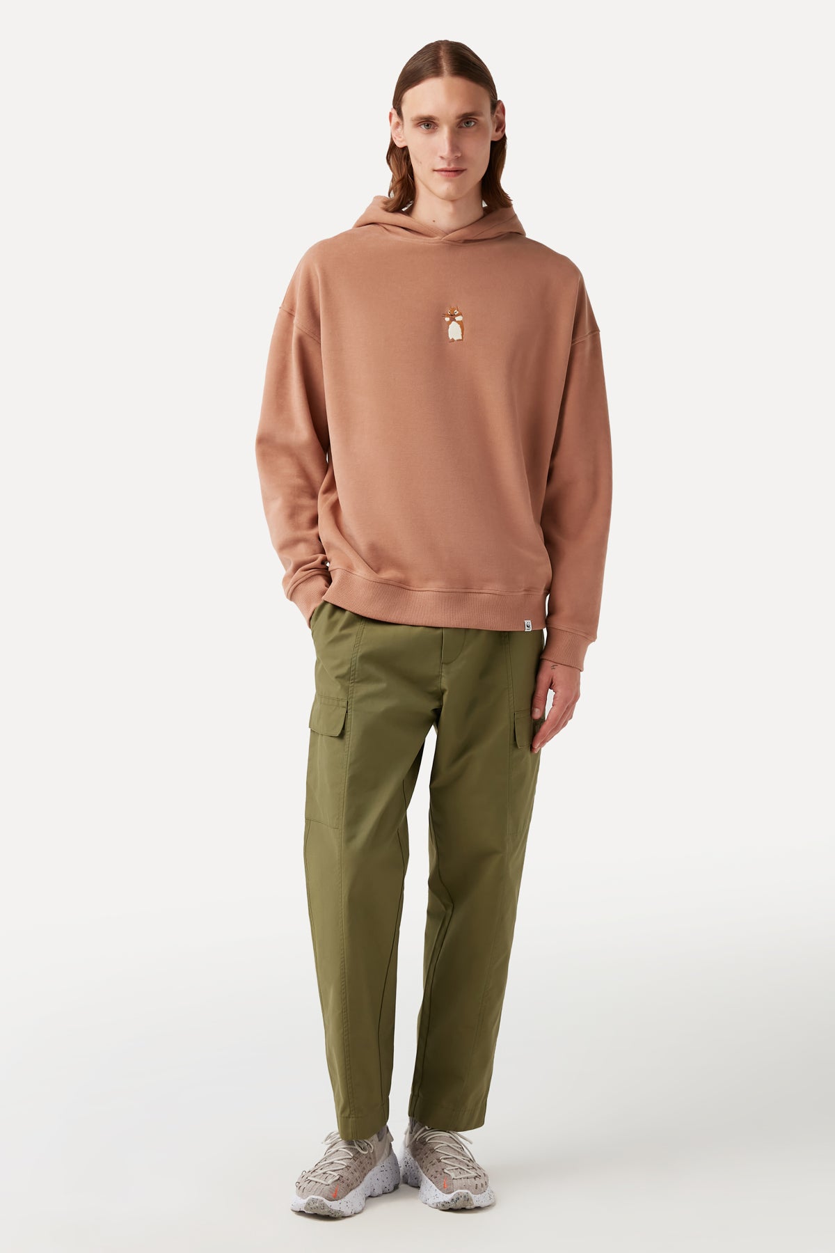 Squirrel Hoodie - Light Brown