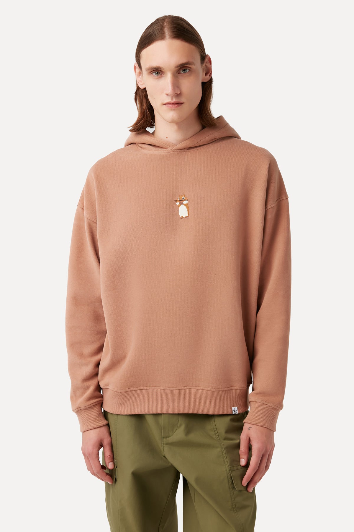 Squirrel Hoodie - Light Brown