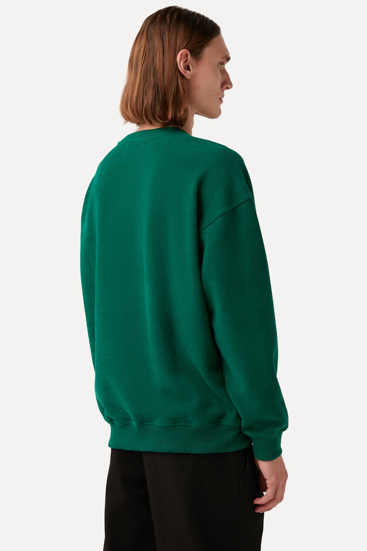 Red Fox Sweatshirt - Dark Green