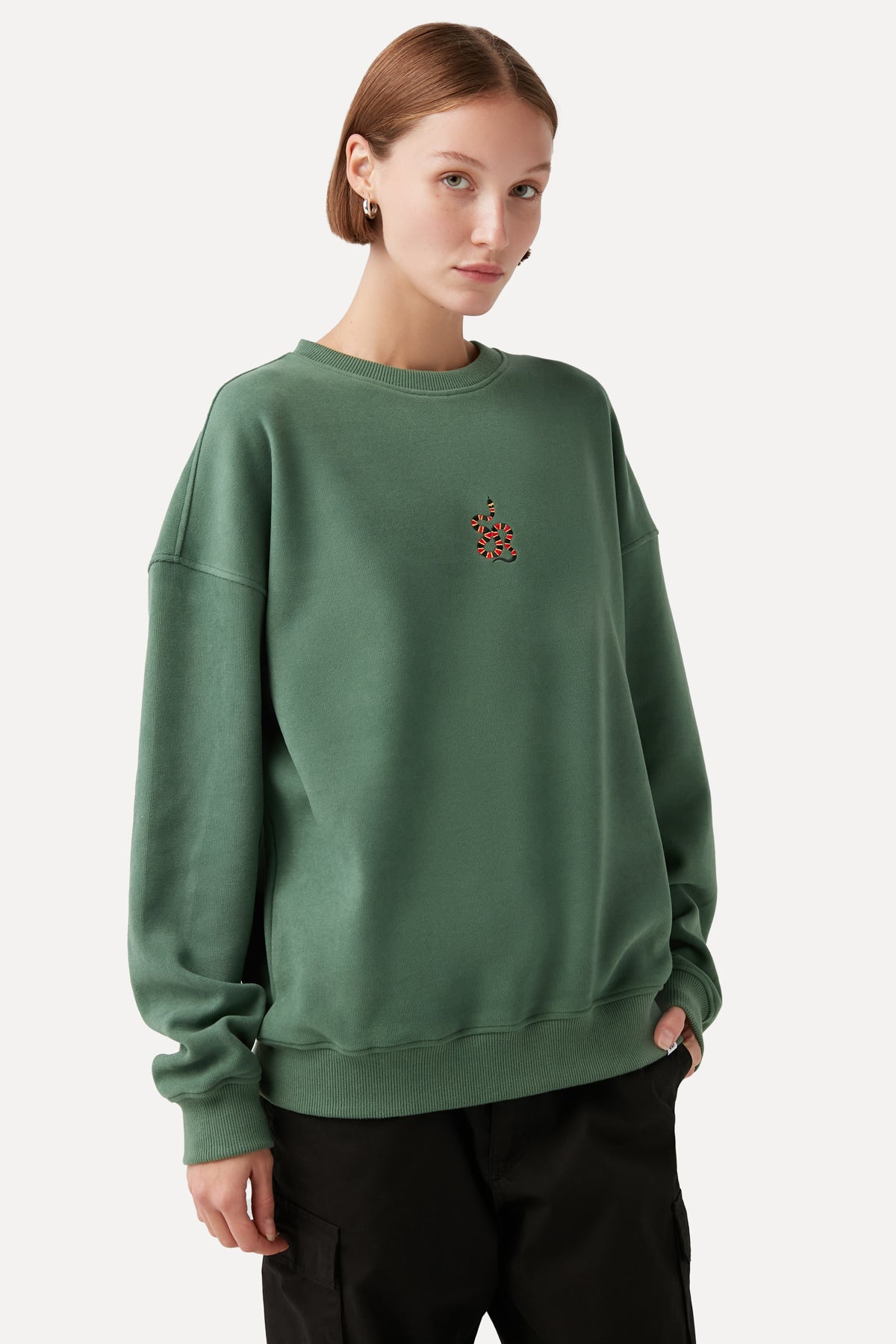 Coral Snake Sweatshirt - Green