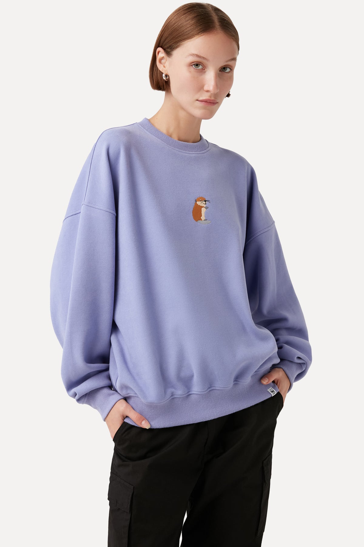 Beaver Kit Sweatshirt - Lilac