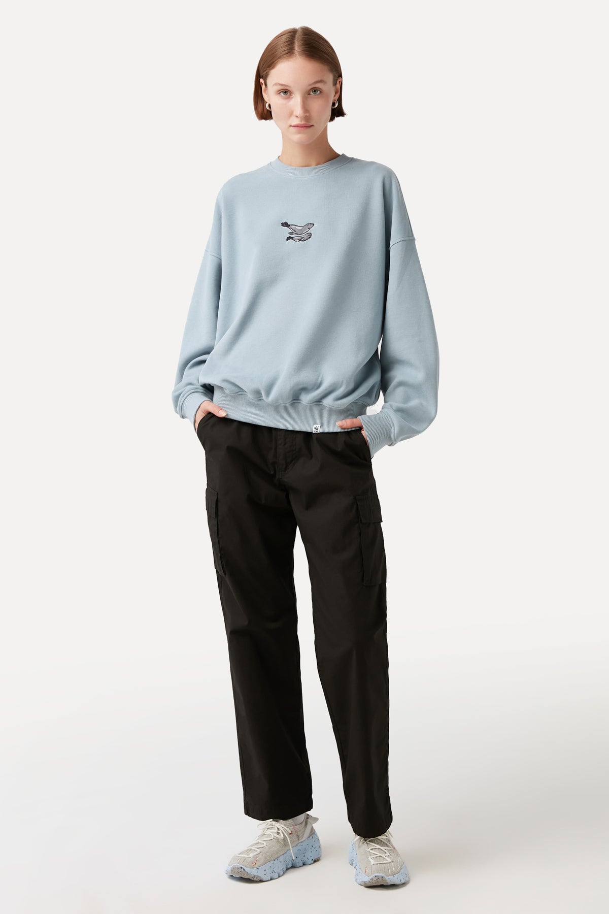 Mediterranean Monk Seal Sweatshirt - Blue