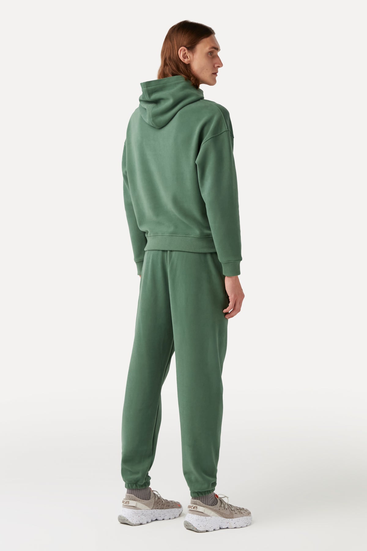 Brown Bear Hoodie - Aqua Green