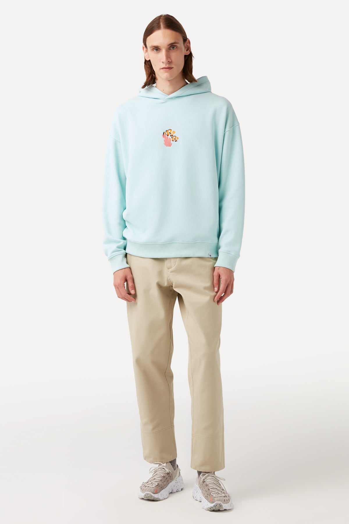 Clownfish Hoodie - Mint Blue