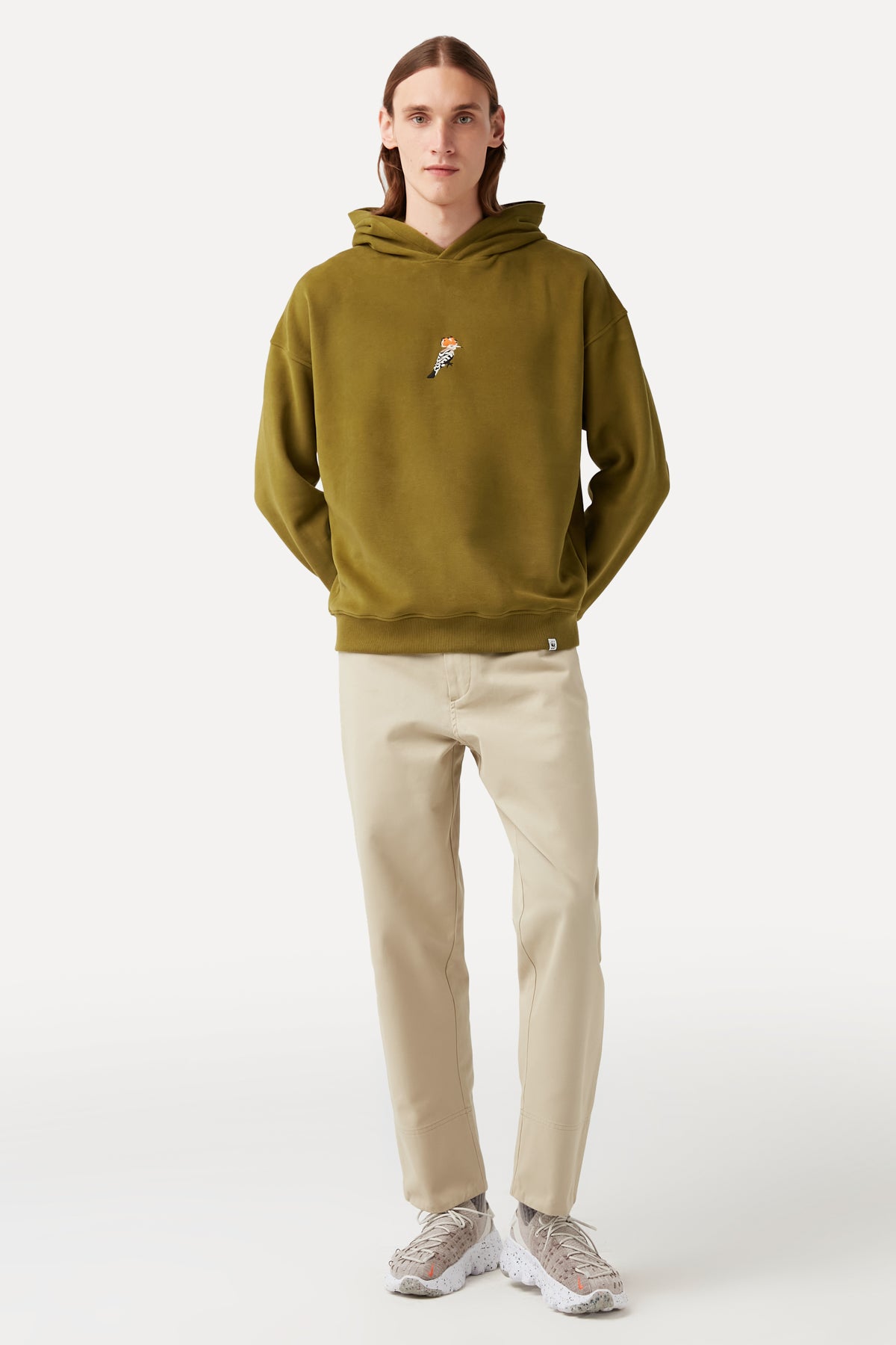 Eurasian Hoopoe Hoodie - Khaki