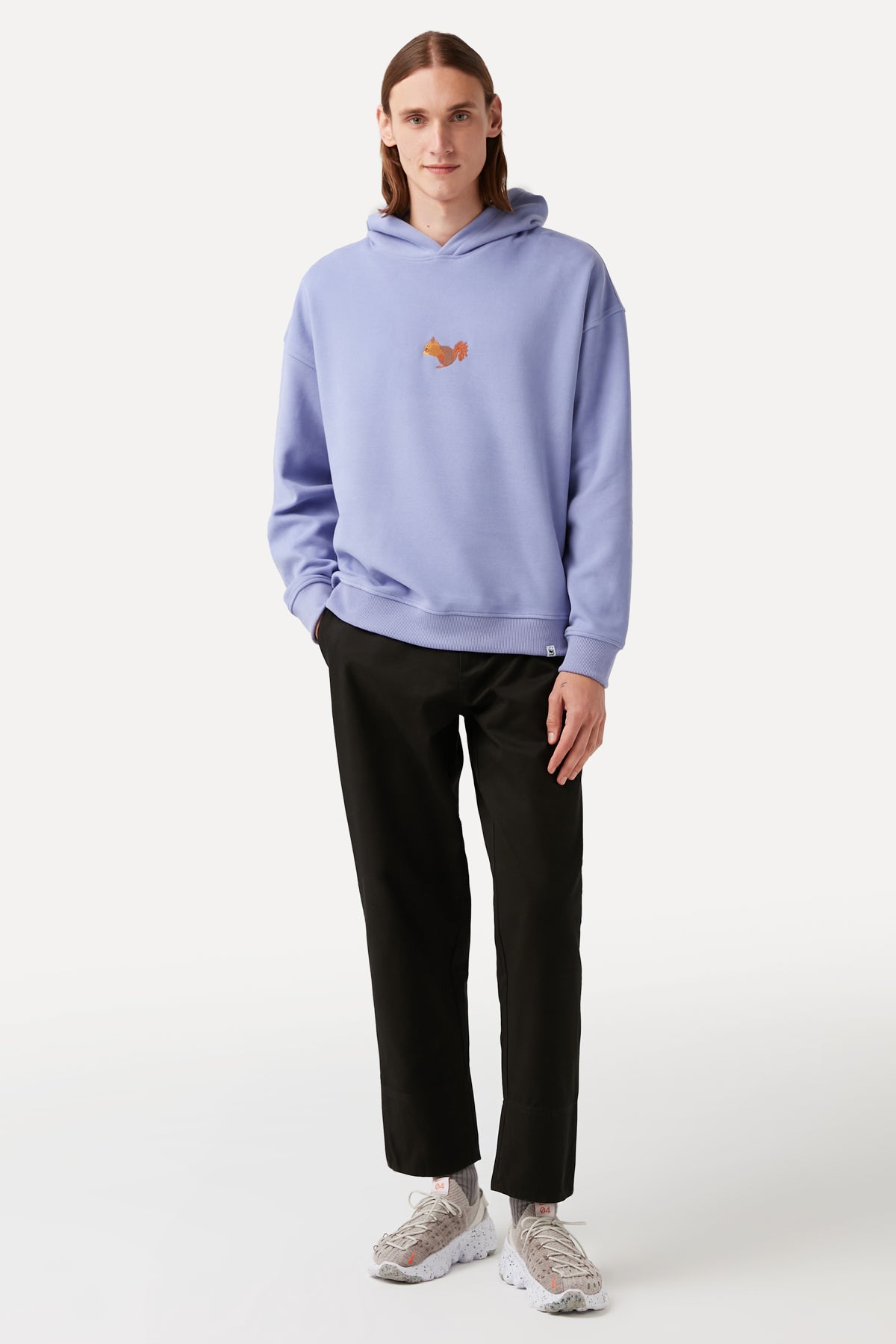 Squirrel Hoodie - Lilac
