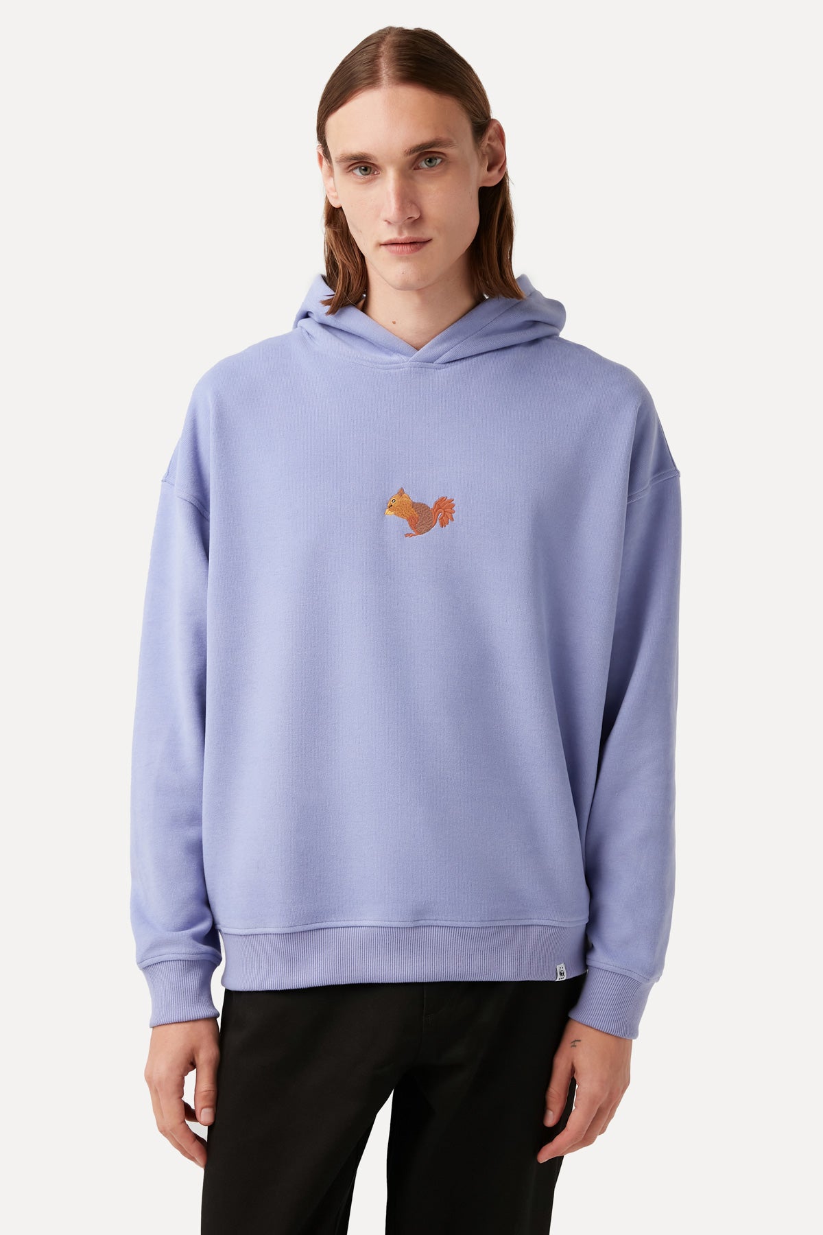 Squirrel Hoodie - Lilac
