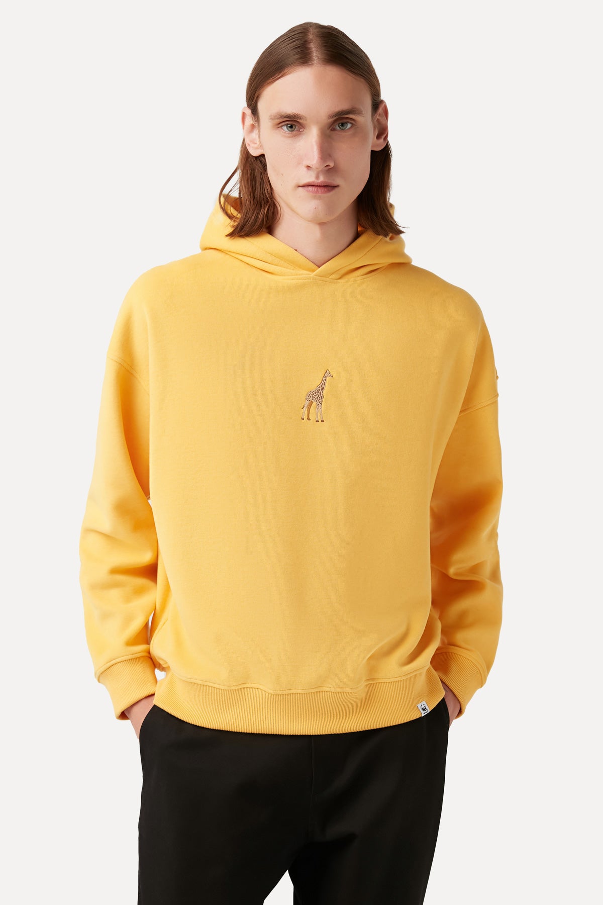 Giraffe Hoodie - Yellow