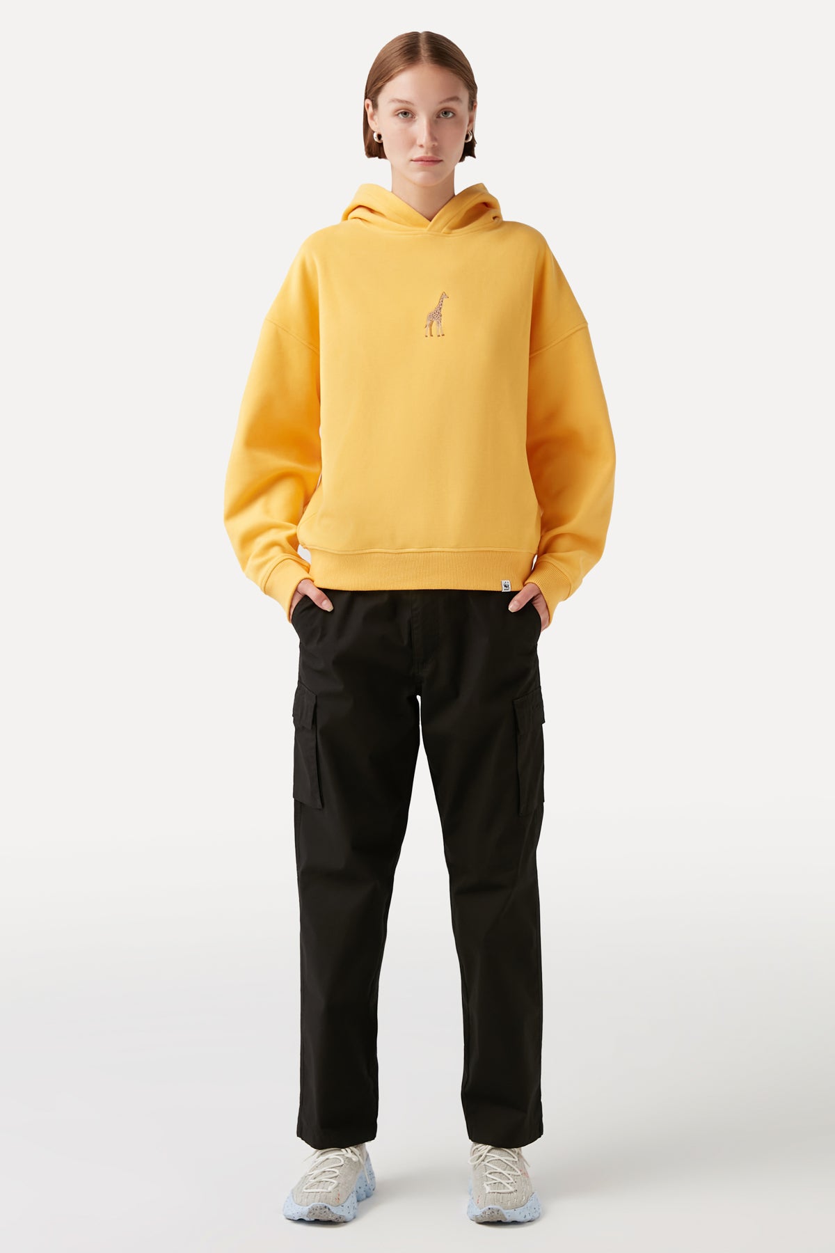 Giraffe Hoodie - Yellow
