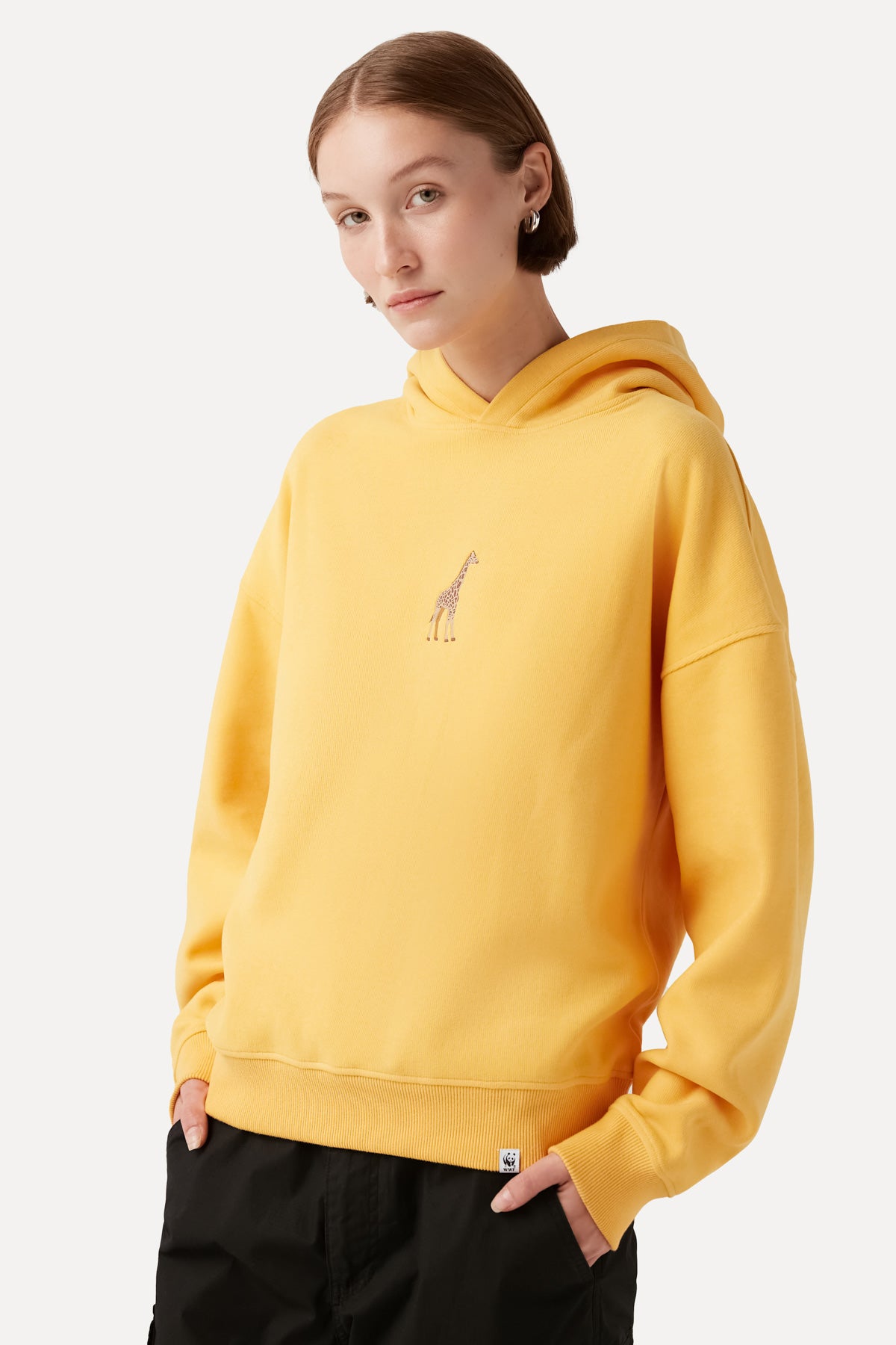 Giraffe Hoodie - Yellow