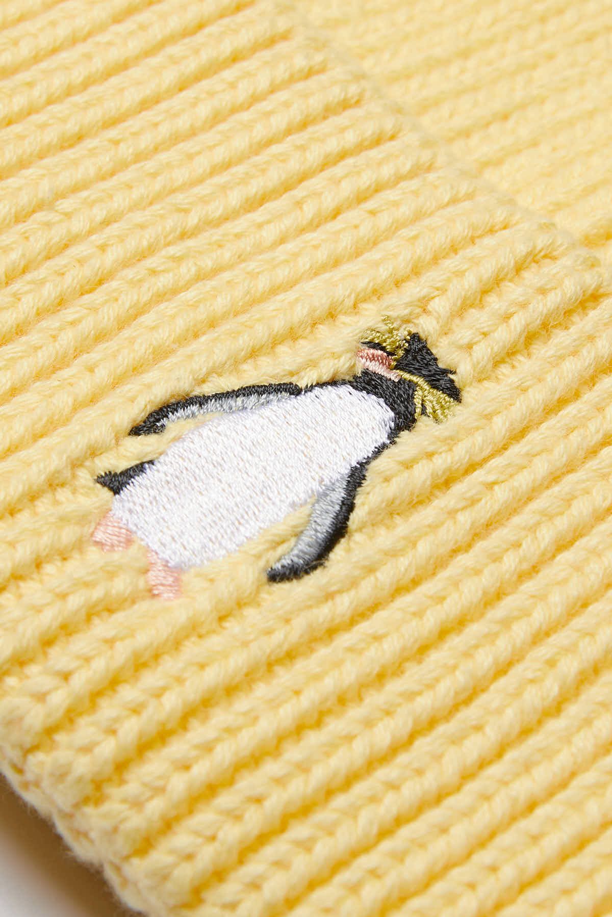 Southern Rockhopper Penguin Beanie - Yellow