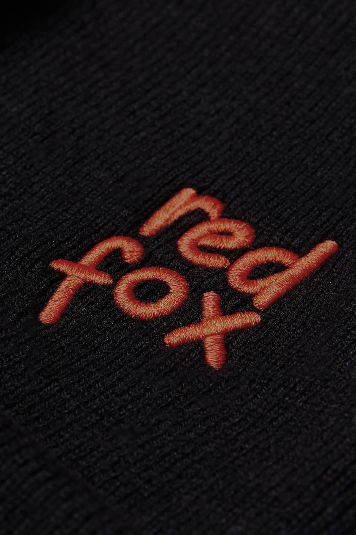 Red Fox Beanie - Black