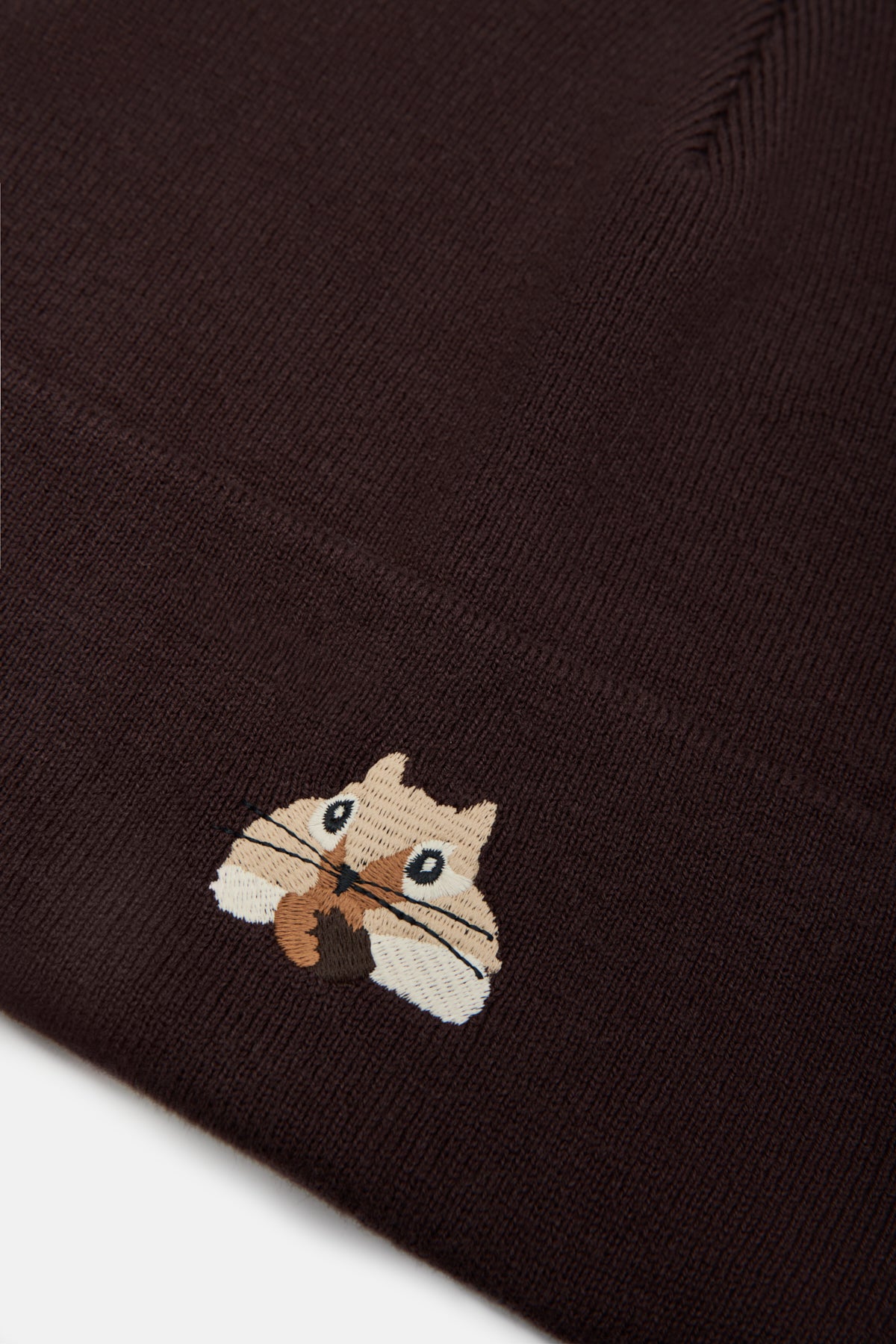 Squirrel Beanie - Dark Brown