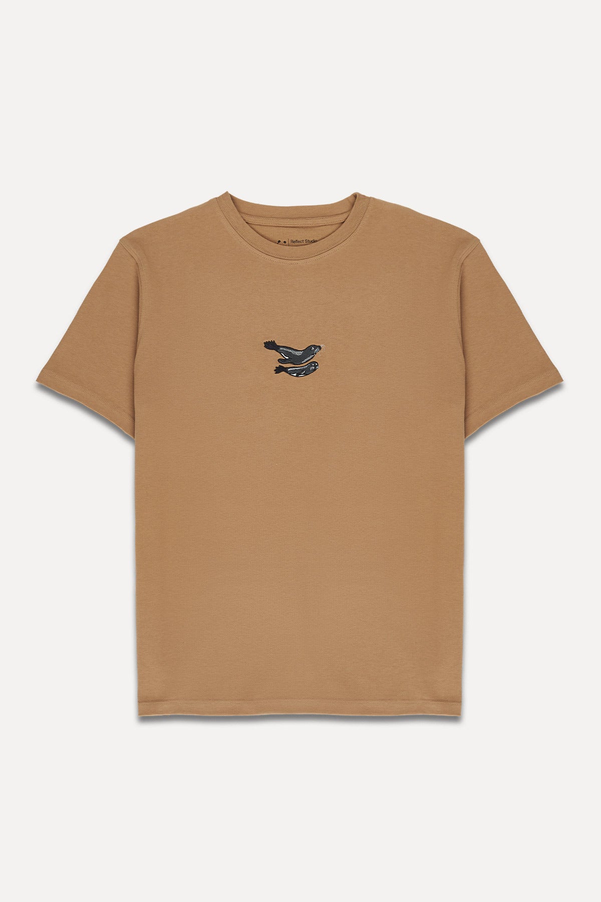 Mediterranean Monk Seal T-Shirt - Light Brown