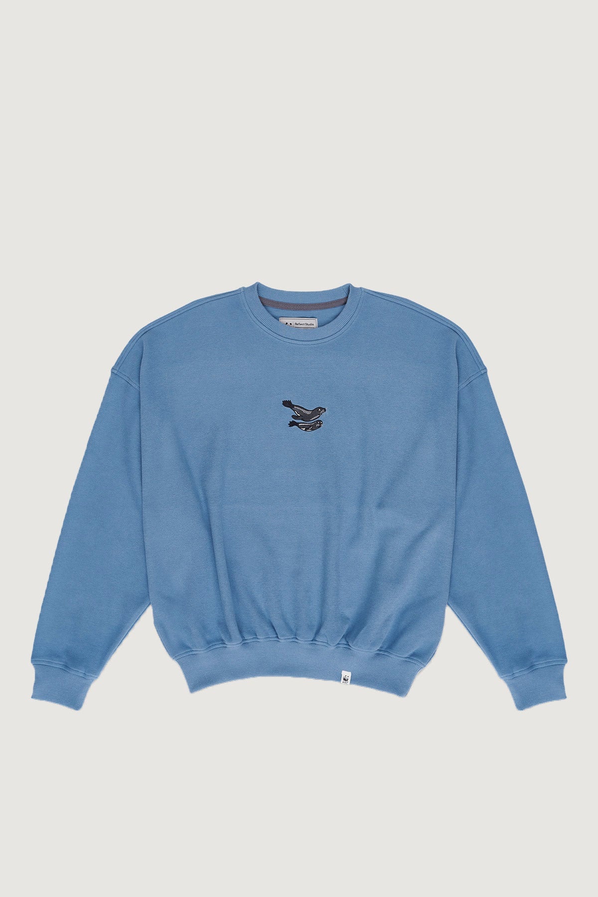 Mediterranean Monk Seal Sweatshirt - Blue